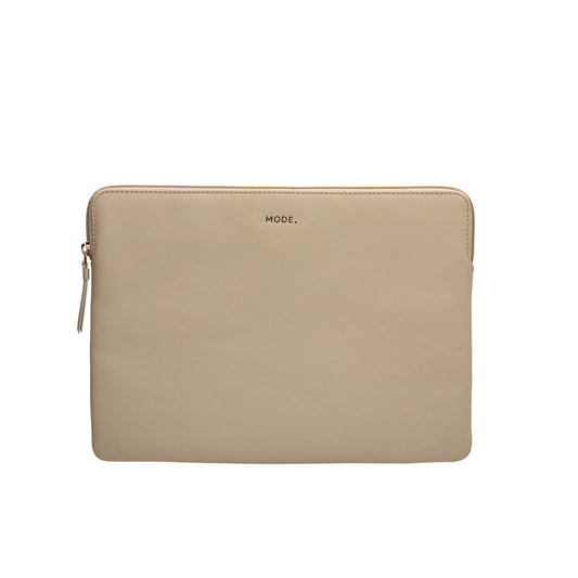 Borsa Custodia in Pelle per Macbook Pro ed Air 13" - Paris - Sabbia