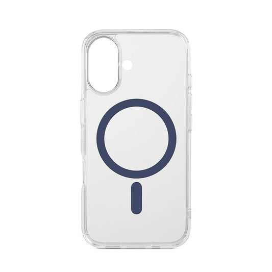 Custodia Frozen con magnete per iPhone 16 - Blu