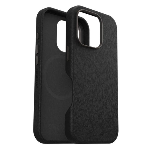 Custodia Symmetry Pelle di Cactus per iPhone 16 Pro - Nero