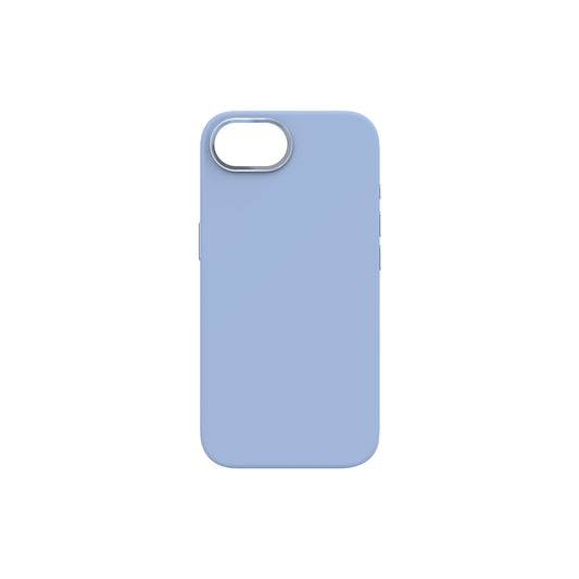 Cover in silicone compatibile MagSafe di Tunit per iPhone 16e - Azzurro