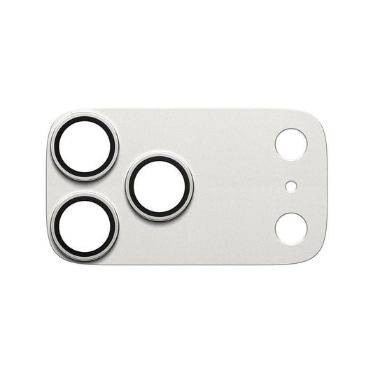 PanzerGlass Fender - Protezione per la fotocamera di iPhone 17 Pro Max argento