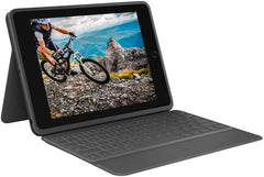 Logitech Rugged Folio - Custodia con Tastiera per iPad (7a Gen.)