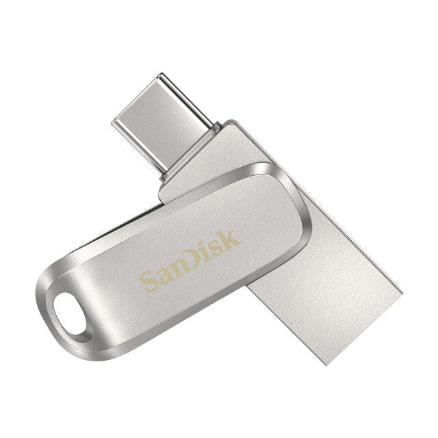 Chiavetta USB SanDisk Ultra Dual Luxe 128 GB Unità USB Type-C 150MB/s USB 3.1 Gen 1 - Argento