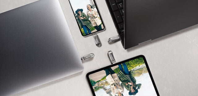 Chiavetta USB SanDisk Ultra Dual Luxe 128 GB Unità USB Type-C 150MB/s USB 3.1 Gen 1 - Argento
