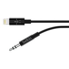 Cavo audio da 3,5 mm con connettore Lightning - 0,9 Metri - Nero