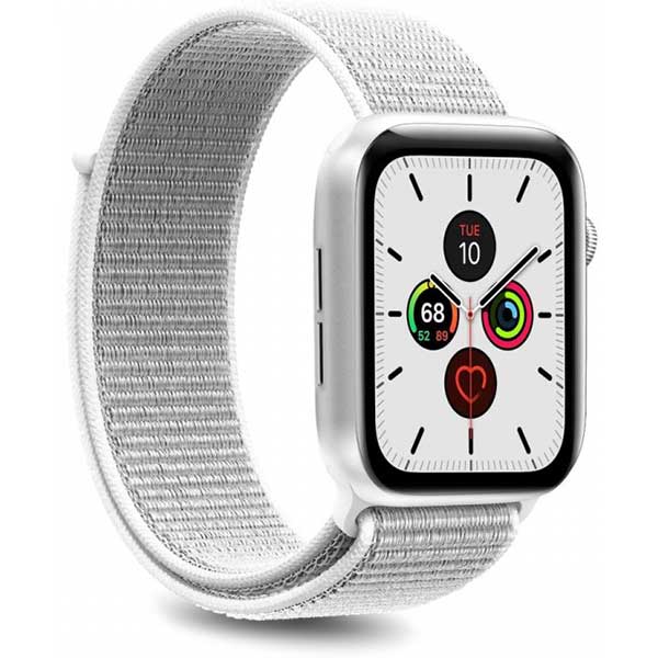 Puro - Cinturino in Nylon per Apple Watch (40 mm) - Bianco