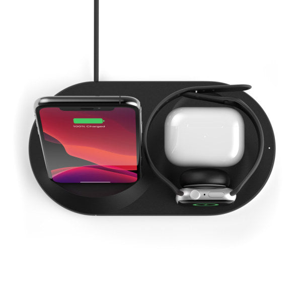 Caricabatteria wireless 3 in 1 per dispositivi Apple BOOST↑CHARGE™ Belkin - Nero