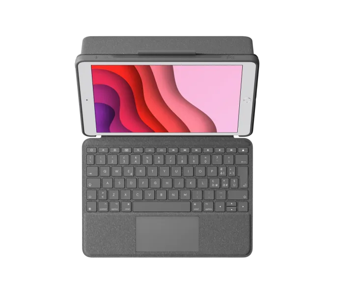 Custodia Combo Touch con tastiera retroilluminata e rimovibile con trackpad e Smart Connector per iPad 7a/8a/9a generazione