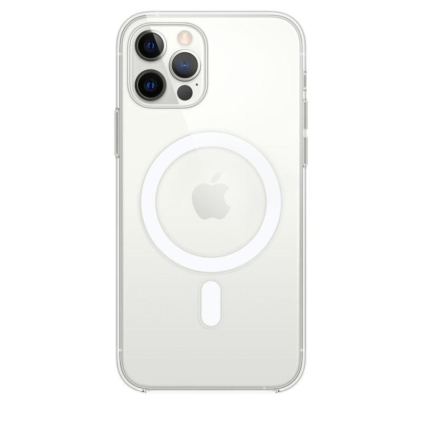 Custodia MagSafe trasparente per iPhone 12 e 12 Pro