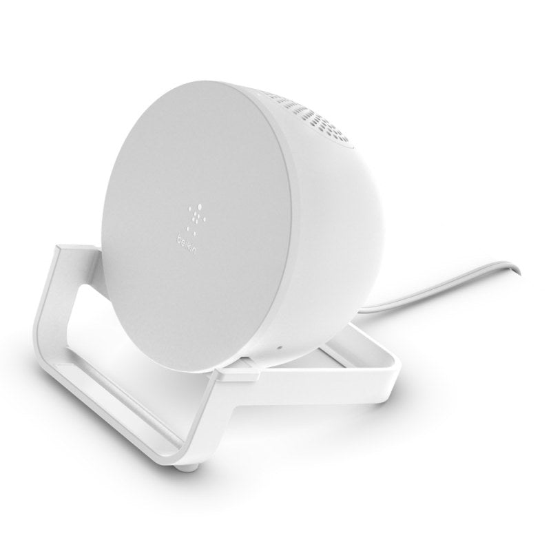 Supporto Di Ricarica Belkin Wireless 10w Con Altoparlante - Bianco