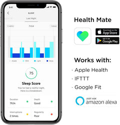 Sensore Sonno con Rilevamento Apnea Notturna Withings Sleeps