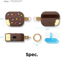 Cover per Airpods Pro Gelato - Marrone