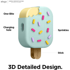 Custodia Elago Gelato per Airpods Pro - Menta