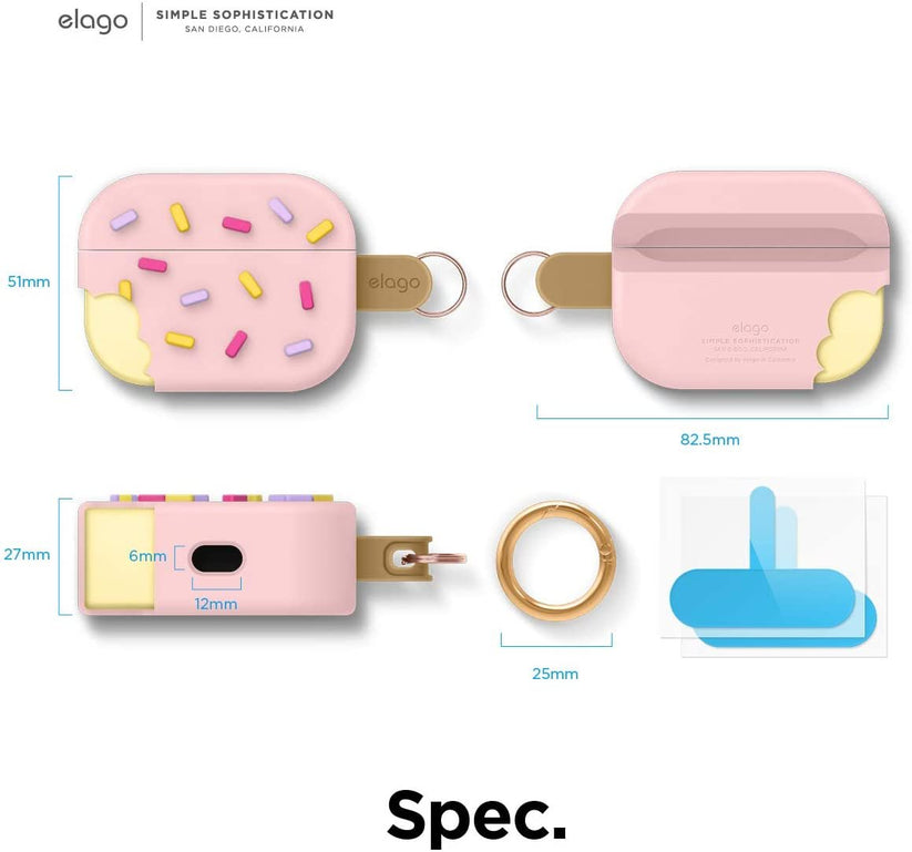 Cover per Airpods Pro Gelato - Rosa