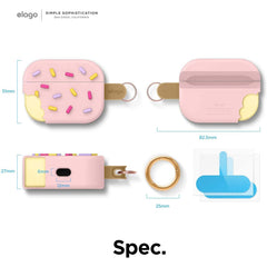 Cover per Airpods Pro Gelato - Rosa