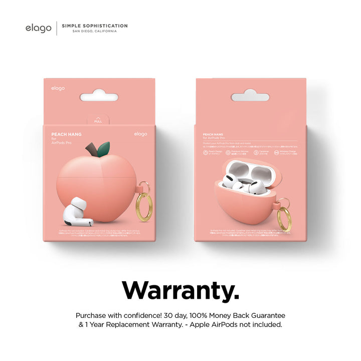 Cover Peach case per Airpods pro