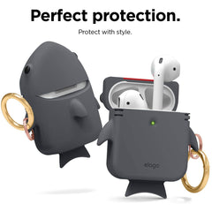 Custodia Elago Squalo per AirPods - Grigio Scuro