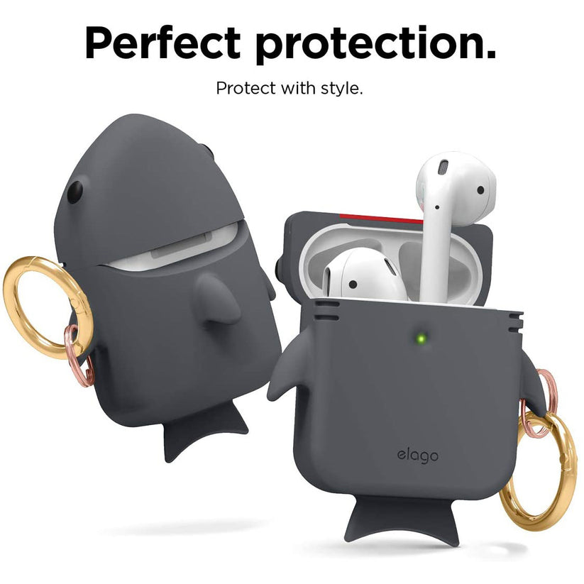 Custodia Elago Squalo per AirPods - Grigio Scuro