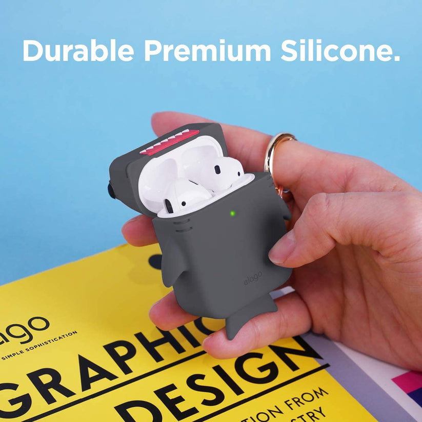 Custodia Elago Squalo per AirPods - Grigio Scuro