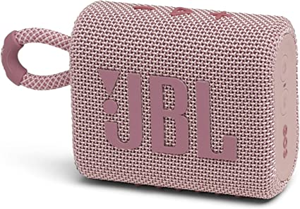 Go 3 Pink - Speaker Wireless Bluetooth Waterproof Portatile
