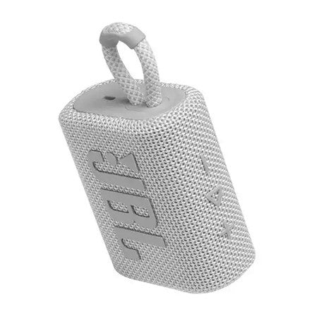 Go 3 White - Speaker Wireless Bluetooth Waterproof Portatile