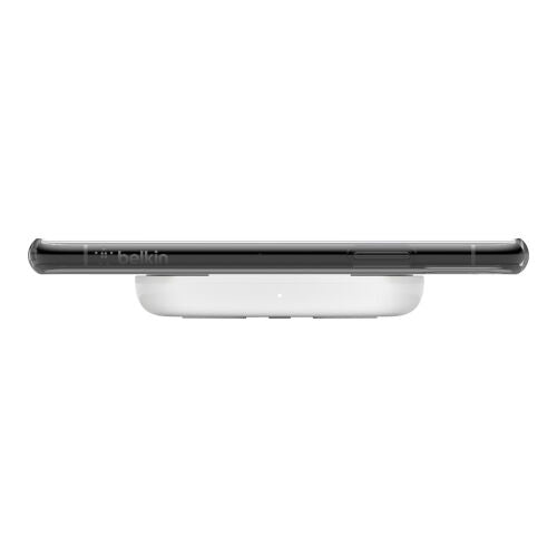 Tappetino di Ricarica Wireless da 10W con caricabatteria da parete Quick Charge 3.0 e Cavo BOOST↑CHARGE - Bianco