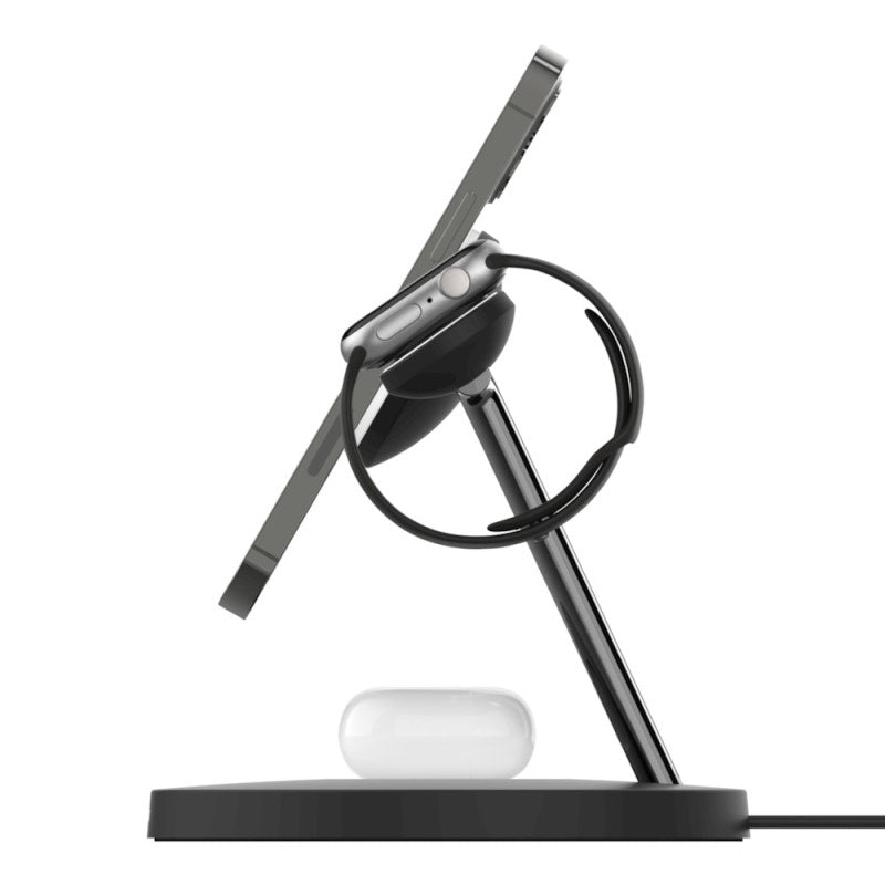 Supporto di Ricarica Wireless con Magsafe 3 In 1 - Nero