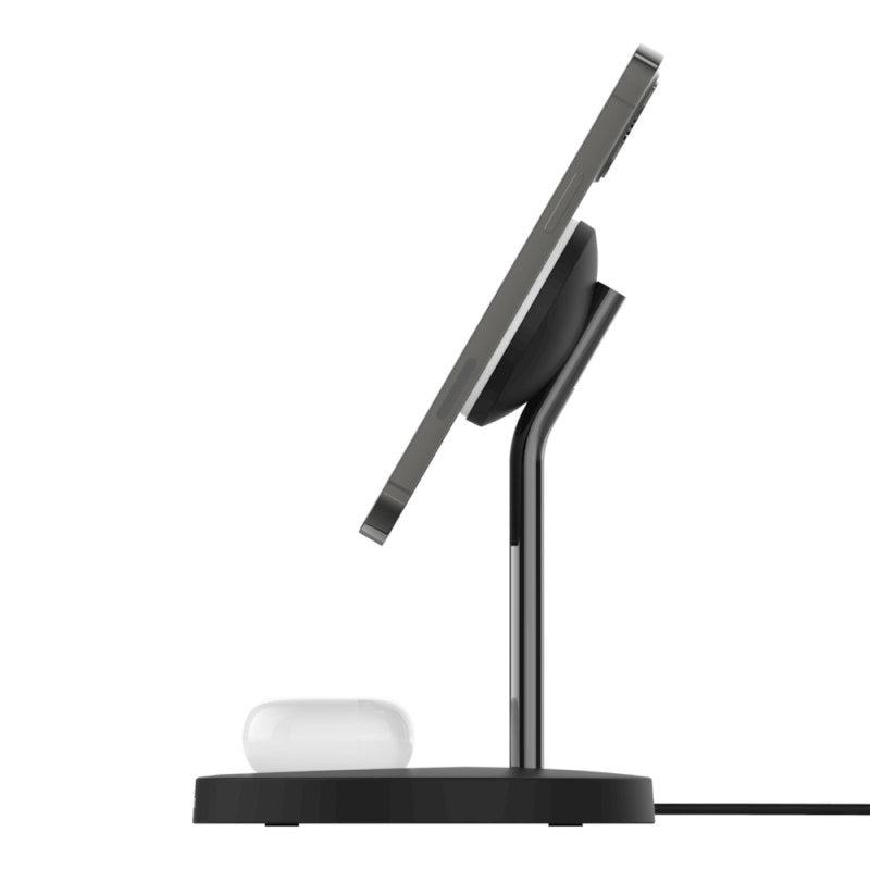 Supporto di ricarica wireless 2 in 1 con MagSafe - Nero