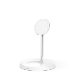 Supporto di ricarica wireless 2 in 1 con MagSafe - Bianco
