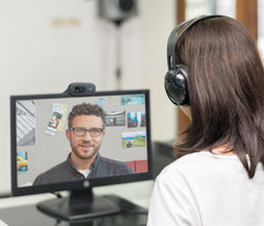 Webcam Business HD Logitech C505e con microfono a lunga portata