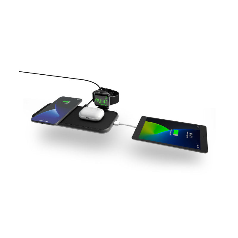 Caricabatterie Wireless 4 in 1 (incluso cavo per Apple Watch)