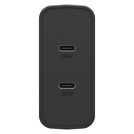 Caricatore da muro USB-C a ricarica rapida, 50W Combinato - Nero