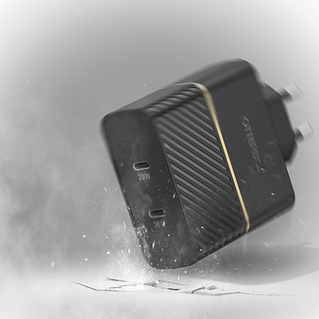 Caricatore da muro USB-C a ricarica rapida, 50W Combinato - Nero