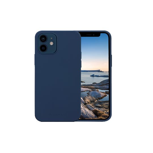 Custodia Greenland in Plastica Riciclata per iPhone 12 e 12 Pro - Blu Pacifico