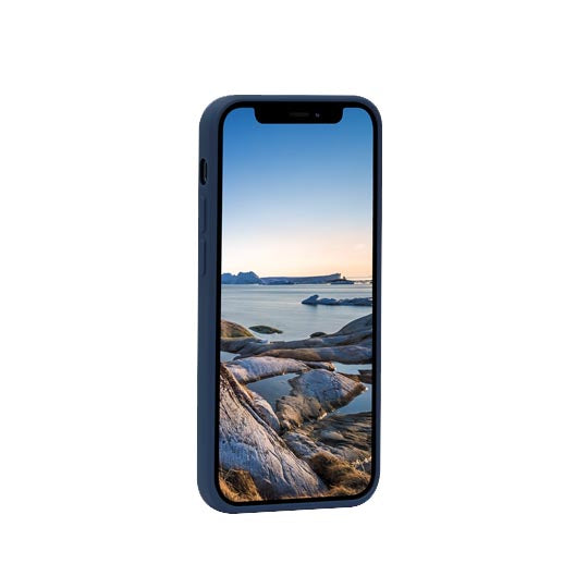 Custodia Greenland in Plastica Riciclata per iPhone 12 e 12 Pro - Blu Pacifico