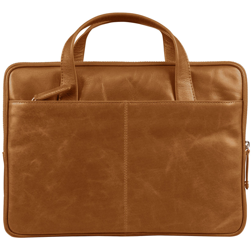 Borsa in Pelle Silkeborg per Laptop fino a 13" - Cuoio
