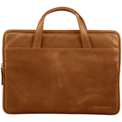 Borsa in Pelle Silkeborg per Laptop dino a 15" - Cuoio