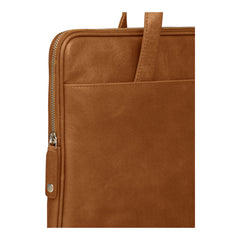 Borsa in Pelle Silkeborg per Laptop dino a 15" - Cuoio