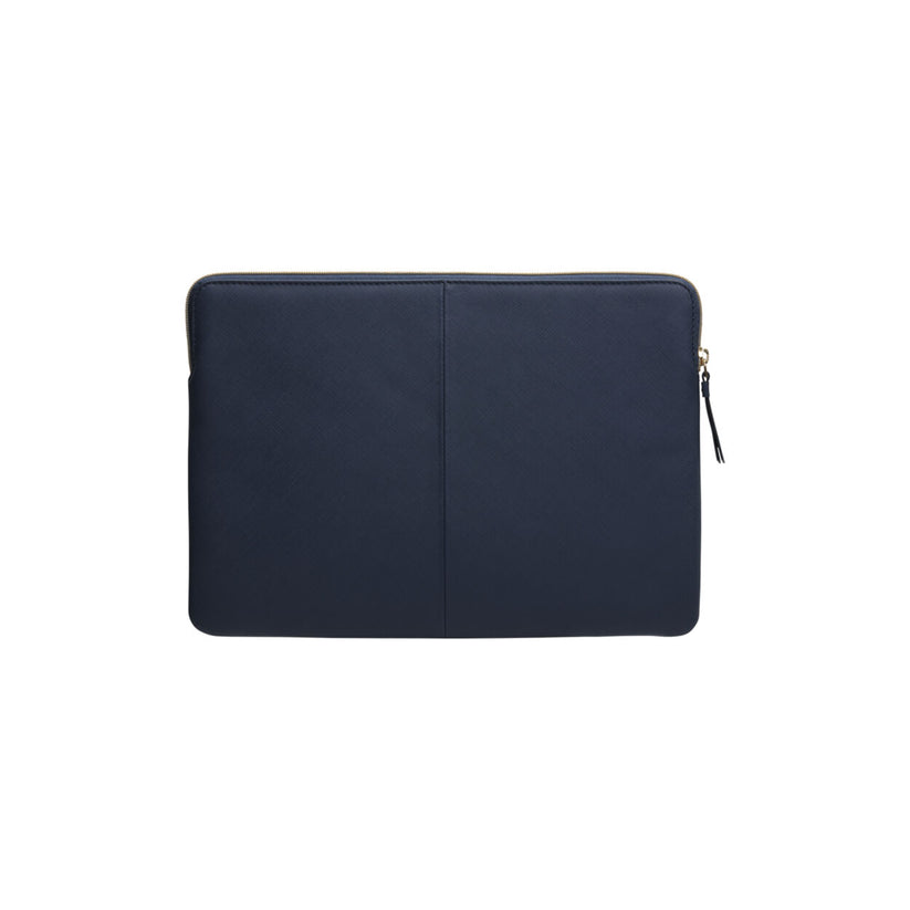 Borsa Custodia in Pelle per Macbook Pro ed Air 13" - Paris - Blu