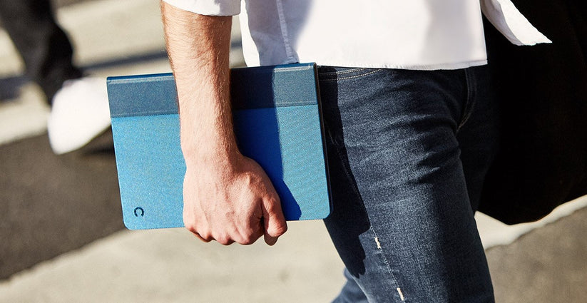 TEKVIEW COVER CON SPAZIO PER APPLE PENCIL - Blu