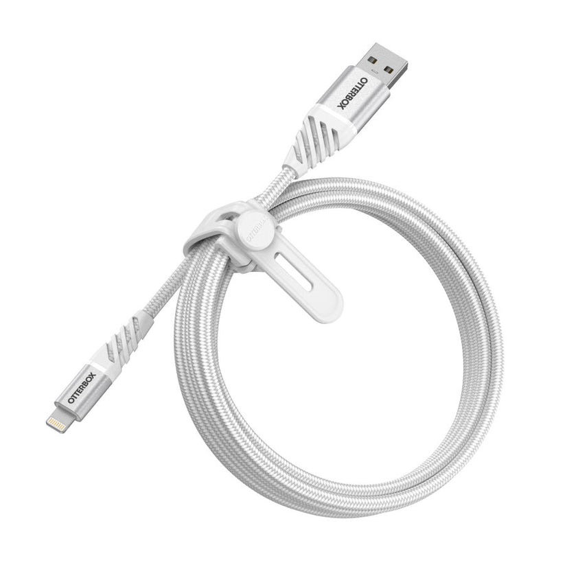 Cavo OtterBox Premium USB-A da 2 metri con connettore Lightning - Bianco