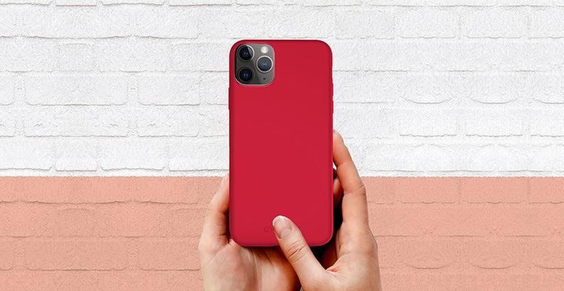 Skin Custodia Protettiva Morbida per iPhone 11 Pro - Rosso