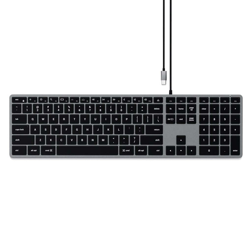 Tastiera Wired Slim W3 Usb-C - Grigio Siderale - Italiana