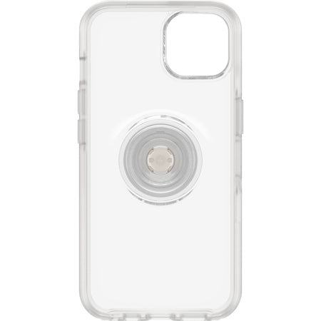 Custodia Serie Otter + Pop Symmetry con PopSockets PopGrip integrato per iPhone 13 - Trasparente