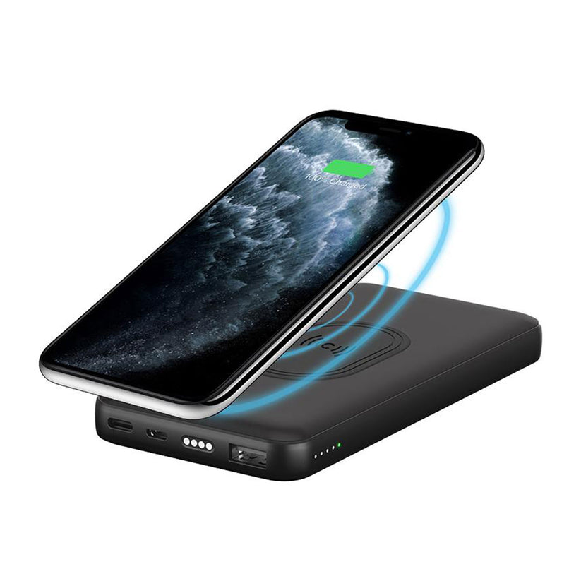 Wireless Power Bank + base ricarica