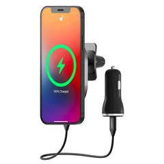 Cygnett MagHold CY3766WLCCH - Supporto auto magnetico con ricarica wireless fino a 15W