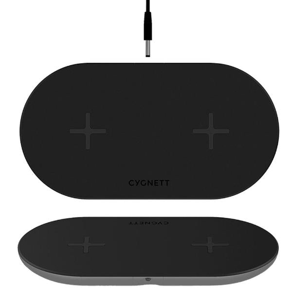 TwoFold Base di Ricarica doppia Wireless da 20W- Nero