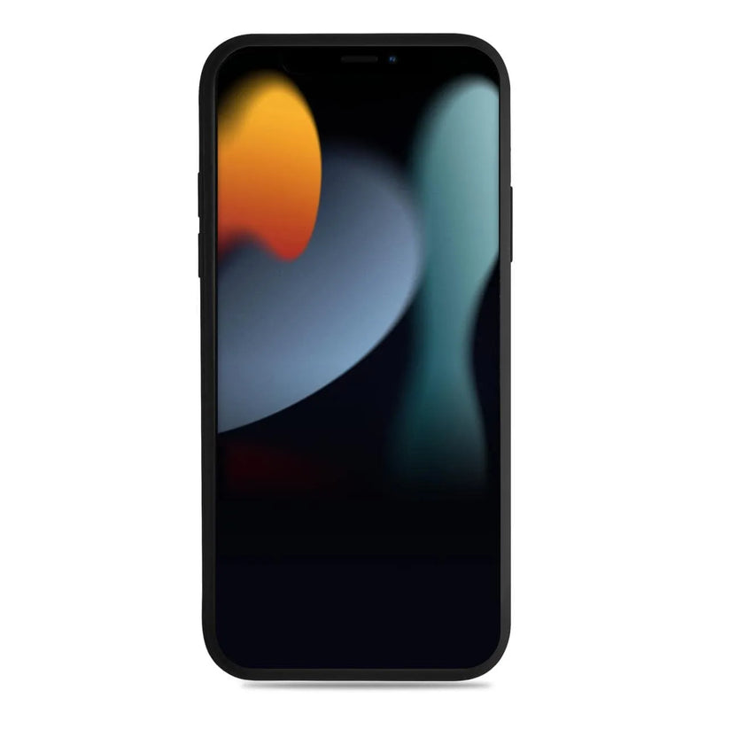 Custodia Icon in Silicone Antimicrobico con interno in Microfibra per iPhone 13 - Nera