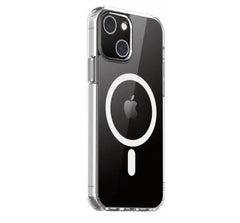 Custodia in TPU con magneti integrati ''LITE MAG'' per iPhone 13 - Trasparente