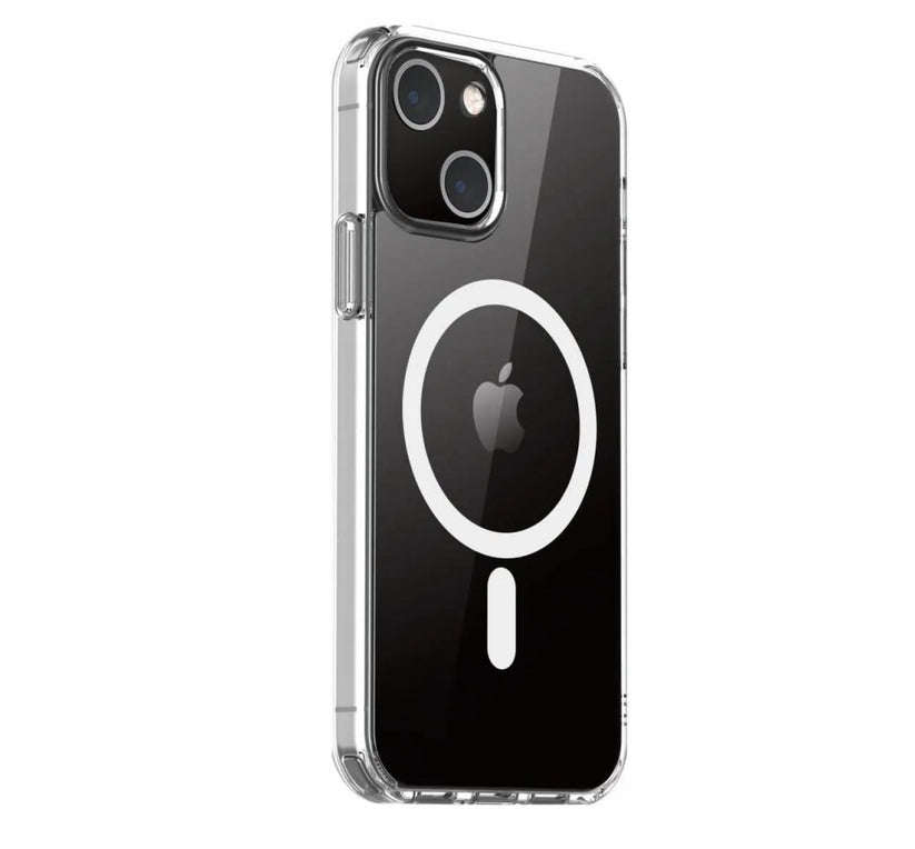 Custodia in TPU con magneti integrati ''LITE MAG'' per iPhone 13 - Trasparente
